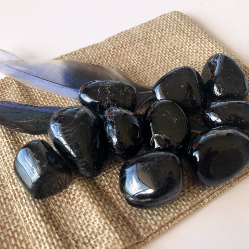 Black Tourmaline Tumbled