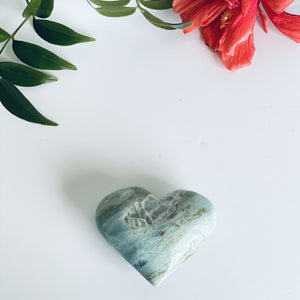 Caribbean calcite heart 