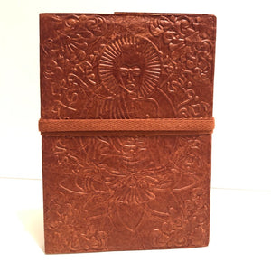 Buddha journal recycled cotton leather