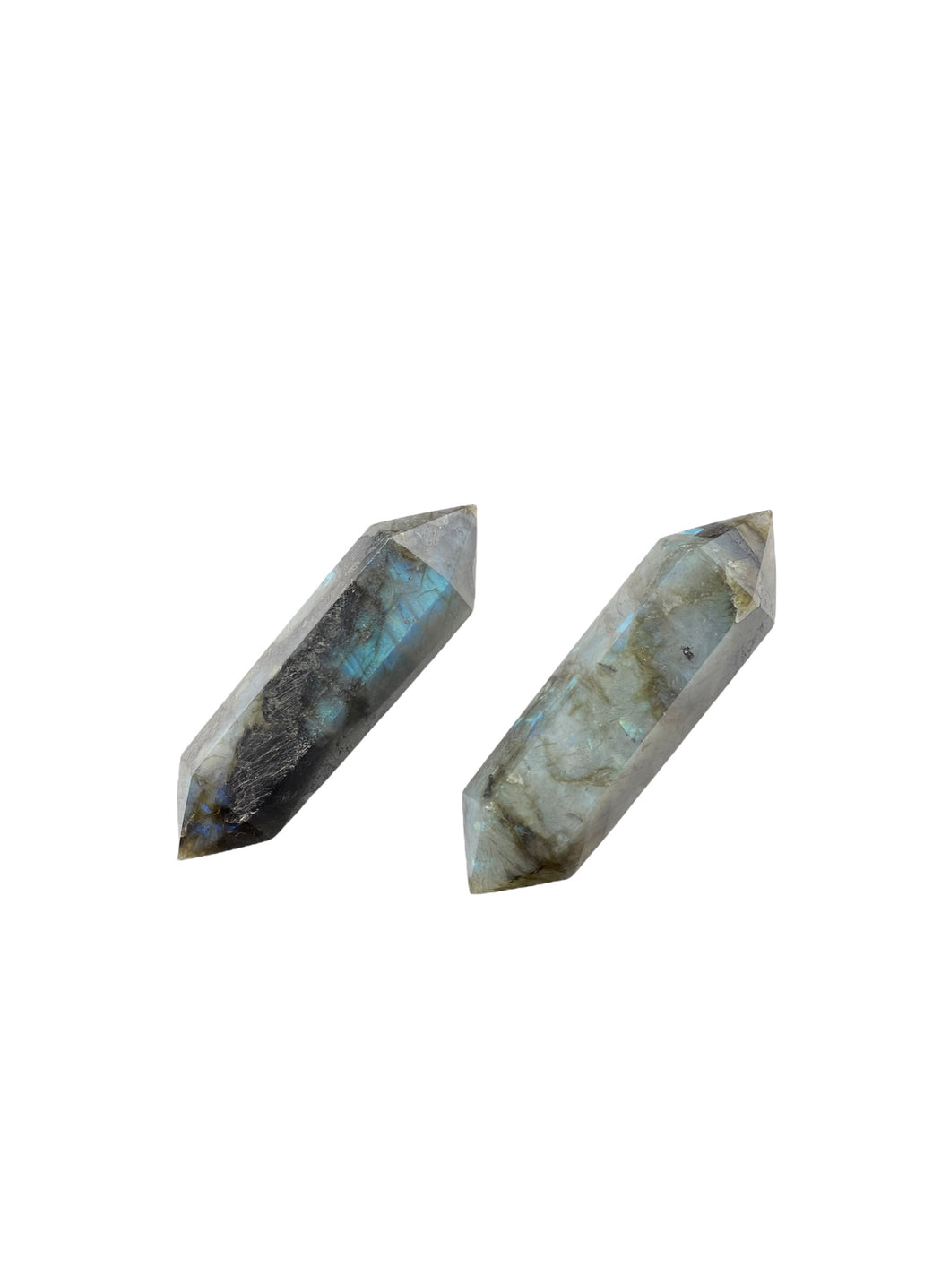 labradorite double terminated point