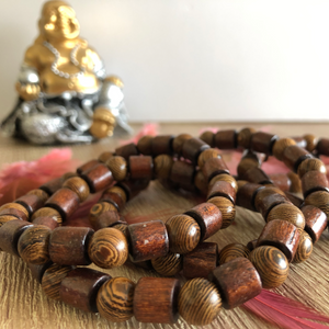 Wooden Buddhist Prayer Bracelet